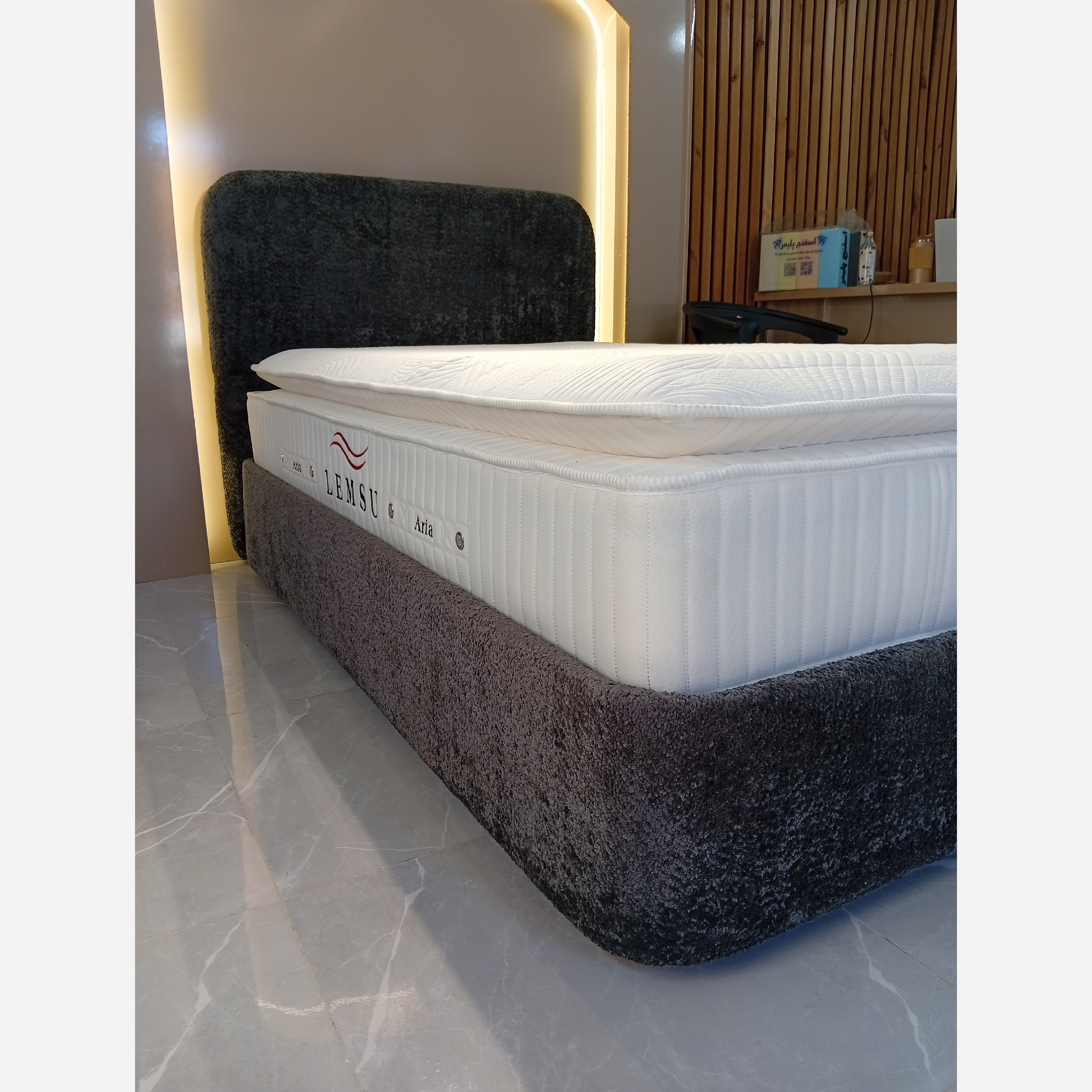تشک تخت Lemsu سوپرطبی فنری پددار 10سانتی دونفره 160در200