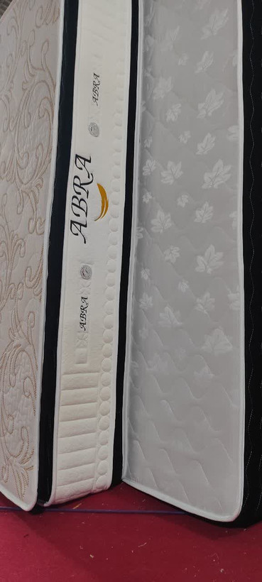 تشک ابرا سوپر طبی فنری(فنر پاکتی) پد دار دوطرفه یک نفره 120×200 - 15 سال ضمانت
